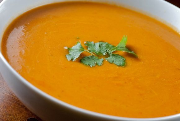 Spiced Roasted Butternut Squash And Carrot Soup