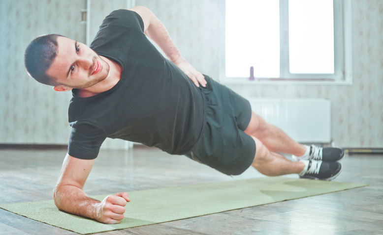 side plank pose