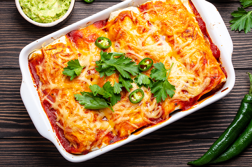 Veggie Enchilada Casserole | Hollywood Diet Blog