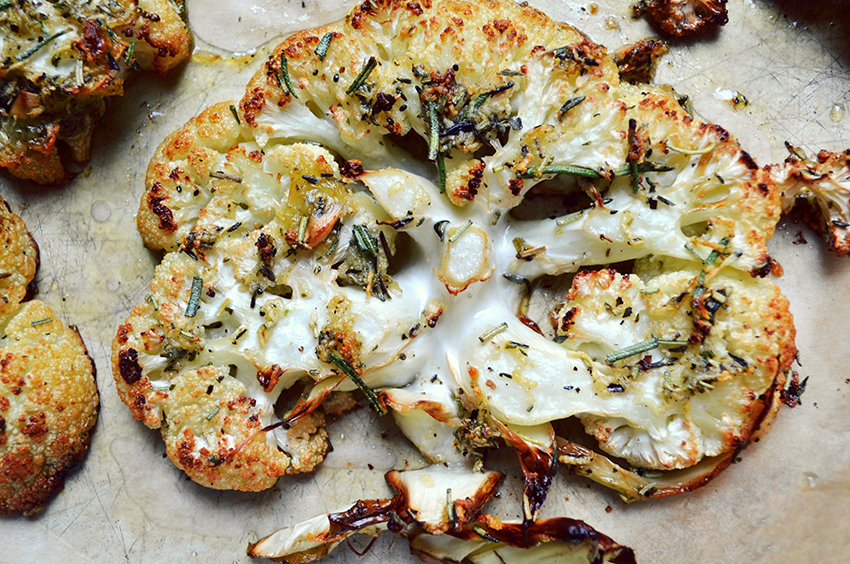 ROASTED CAULIFLOWER STEAKS - Hollywood Diet Blog