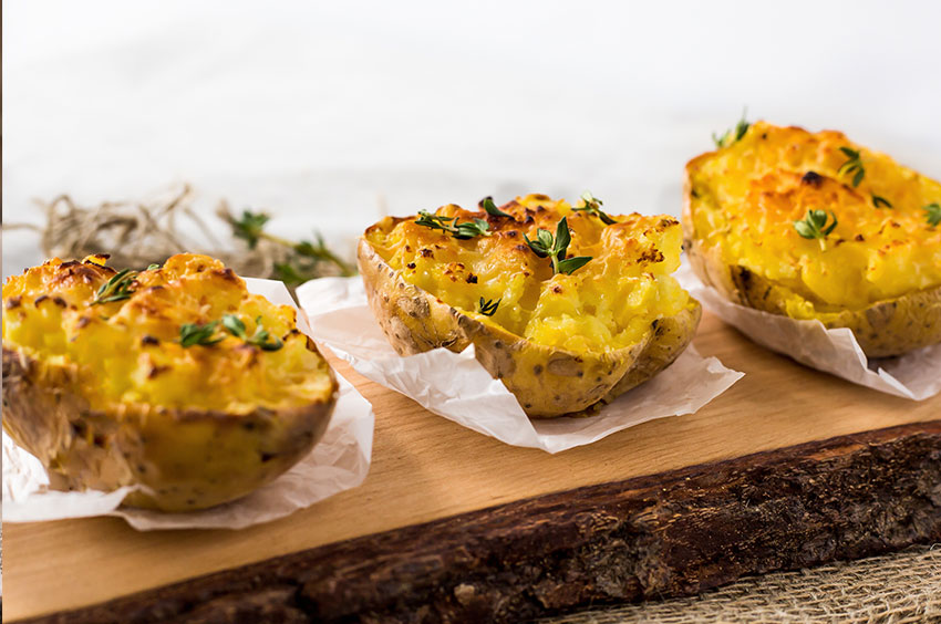 VEGAN TWICE-BAKED POTATOES | Hollywood Diet Blog